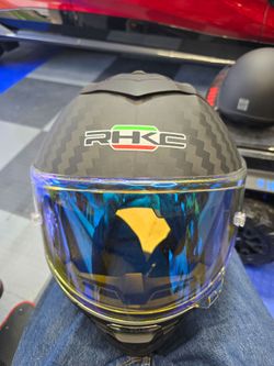 RHKC Full-Face Carbon Fiber Motorcycle Helmet