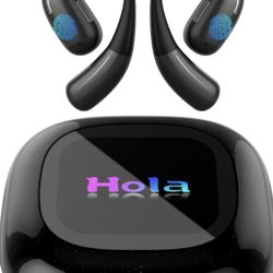 AI Translation Earbuds Real Time Powered by ChatGPT,LCD Touch Screen OWS Translator for 147 Languages & Accents,Audifonos Traductores Inglés Español,T