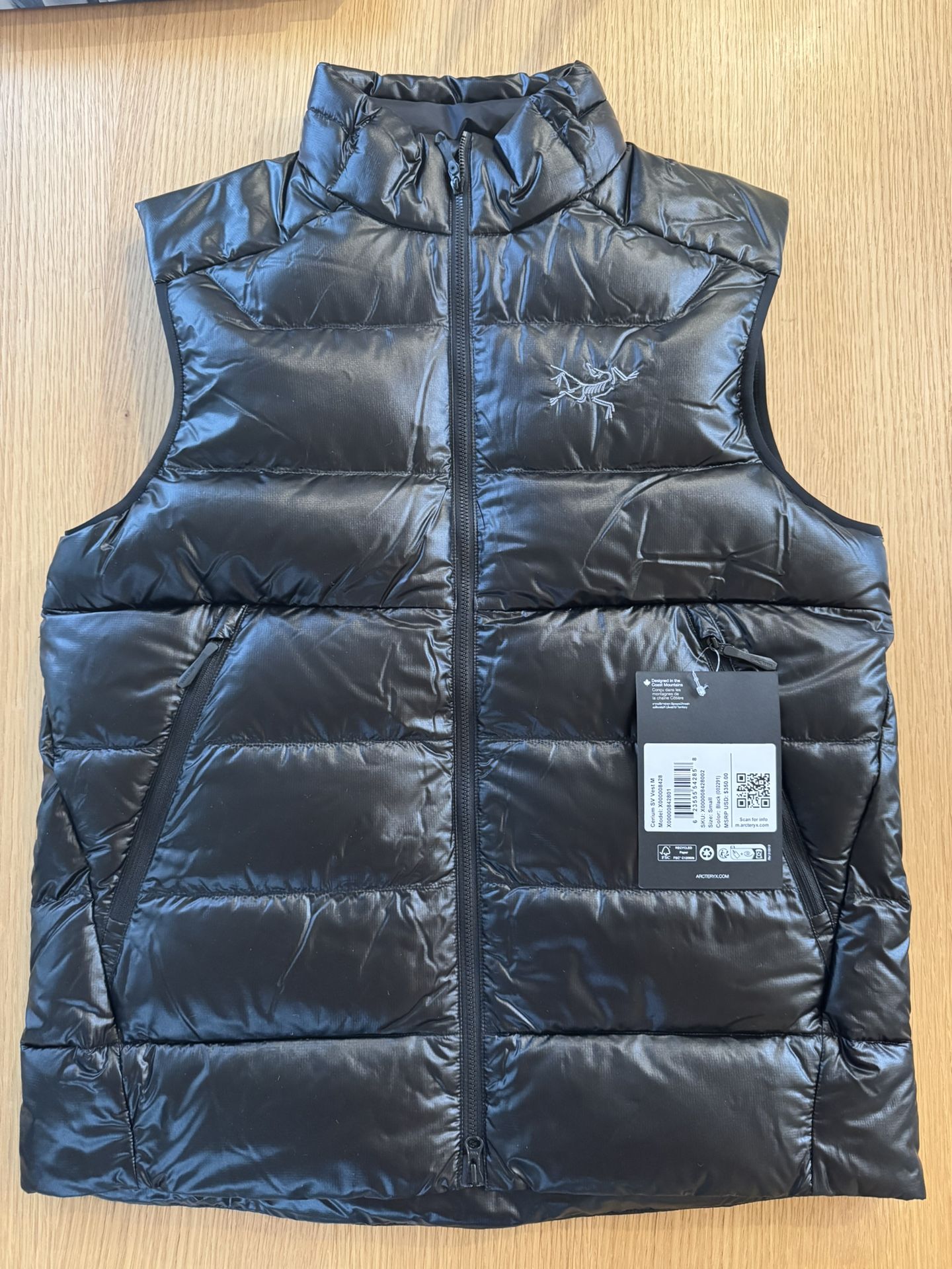 Arc’teryx Cerium SV Vest- NEW- Men’s