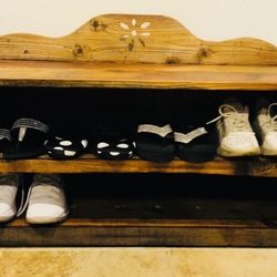 SHOE STORAGE BENCH
