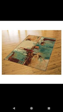 Mohawk turqouise 5x8 home rug