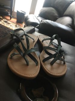 Teal sandles