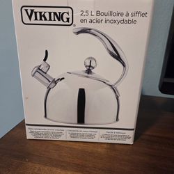 Brand New Tea Pot Viking Stainless Steel / Teapot, Kettle