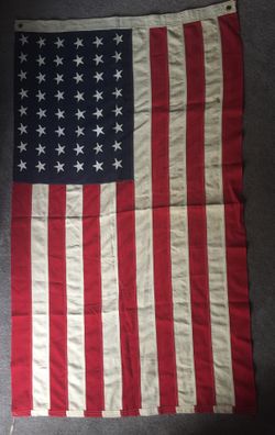 48 Star Vintage Large Cloth American Flag