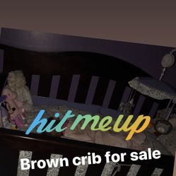 Brown Crib