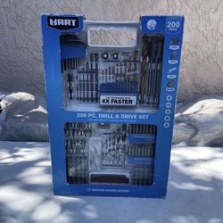 HART 200-Count Assorted Drill and Drive Bit Set with