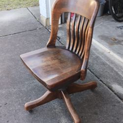 Antique Bankers Chair