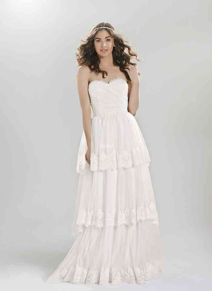 Weddng Dress Us 4 Lillian West +veil