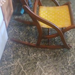 Antique  Folding Rocking Chair 
