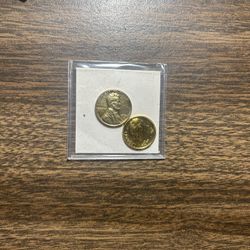 24 Carat Gold Plated Coins