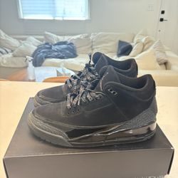 Jordan 3 Black Cat Size 9.5