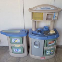 Little Tikes Cook n Clean Vintage Kitchen Toy - 3 Languages choices