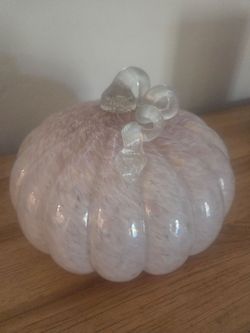 Art Glass Pumpkin