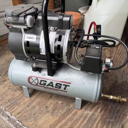 Gast 71R142-P075T-D300X (2) Gallon Air Compressor System