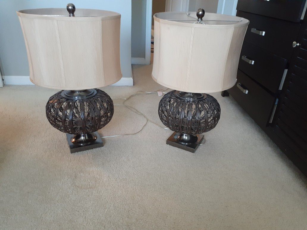 2 Contemporary  Lamps