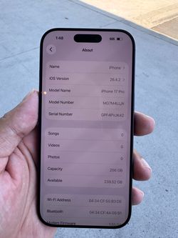 Brand New iPhone 17 Pro 256GB 1 Cycle Unlocked