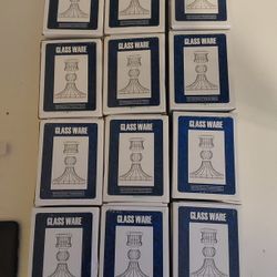 12 Pcs Clear Glass Wedding Candle Holder Taper (16)