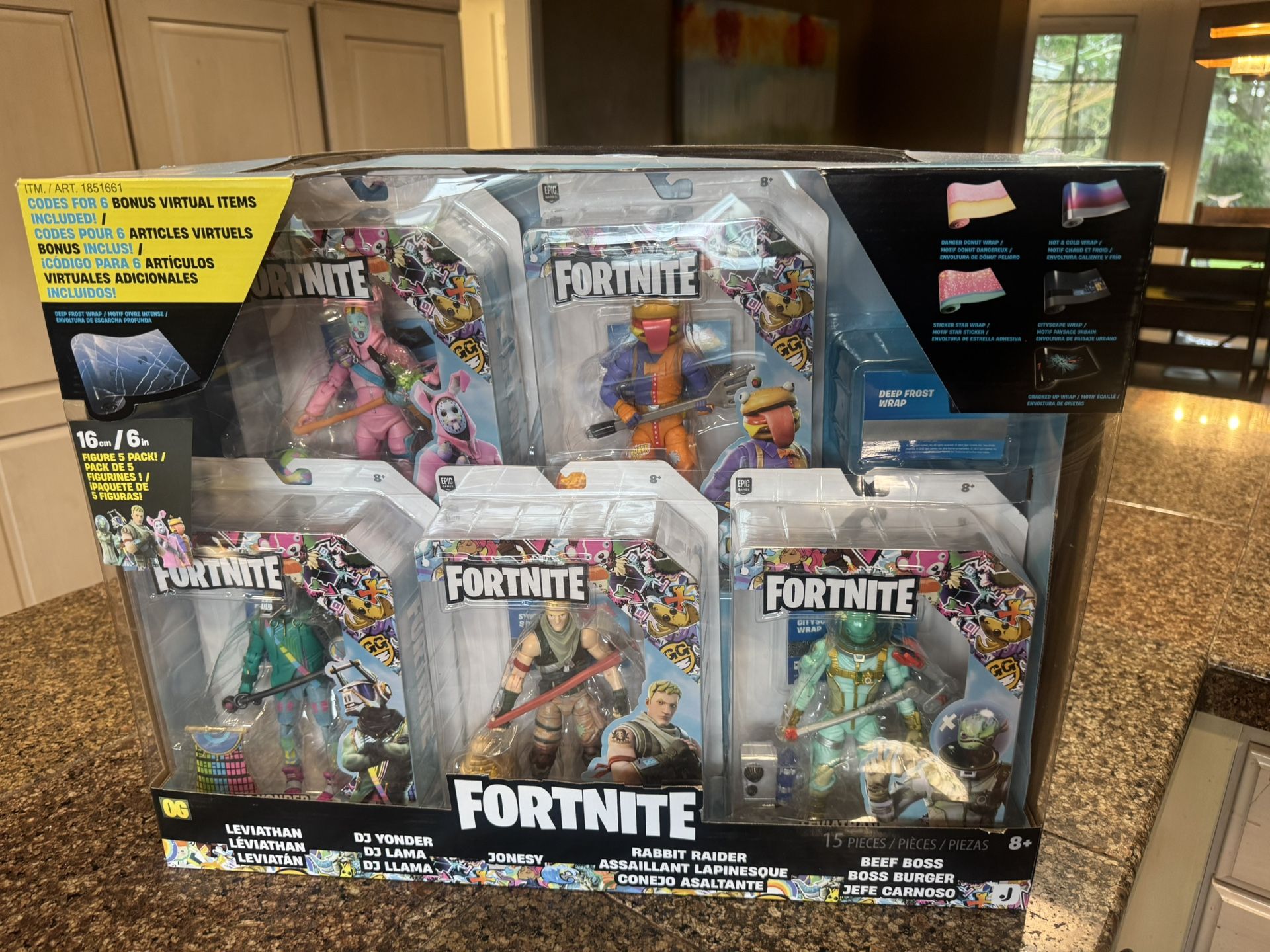 Brand new Fortnite Legendary Series Action Figures Pack