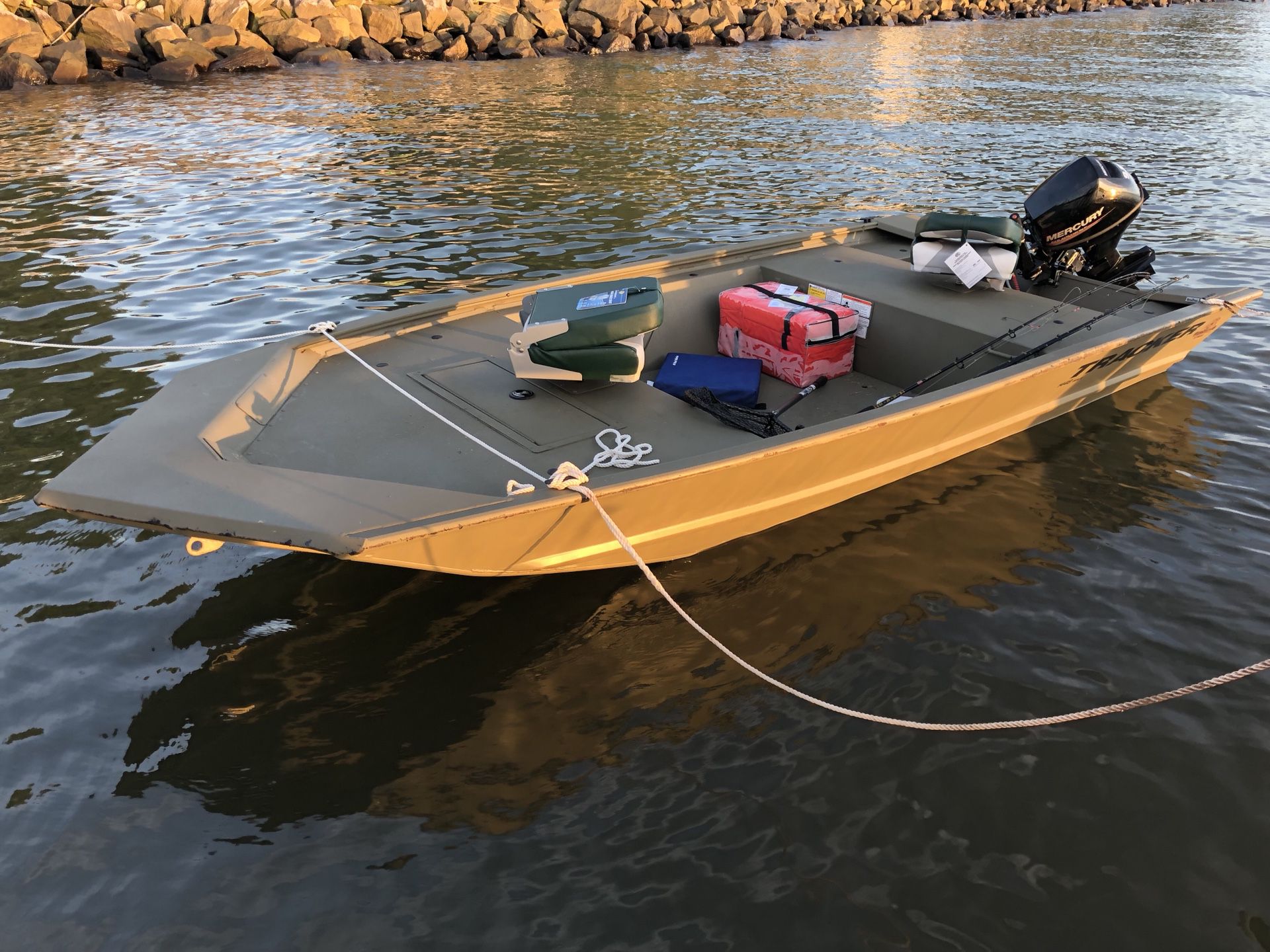 14’ TRACKER BOAT WITH MOTOR