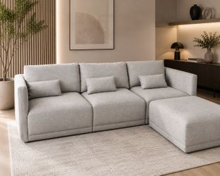 Sectional Sofa With Ottoman