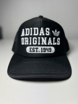 Adidas Originals Black Trucker Hat