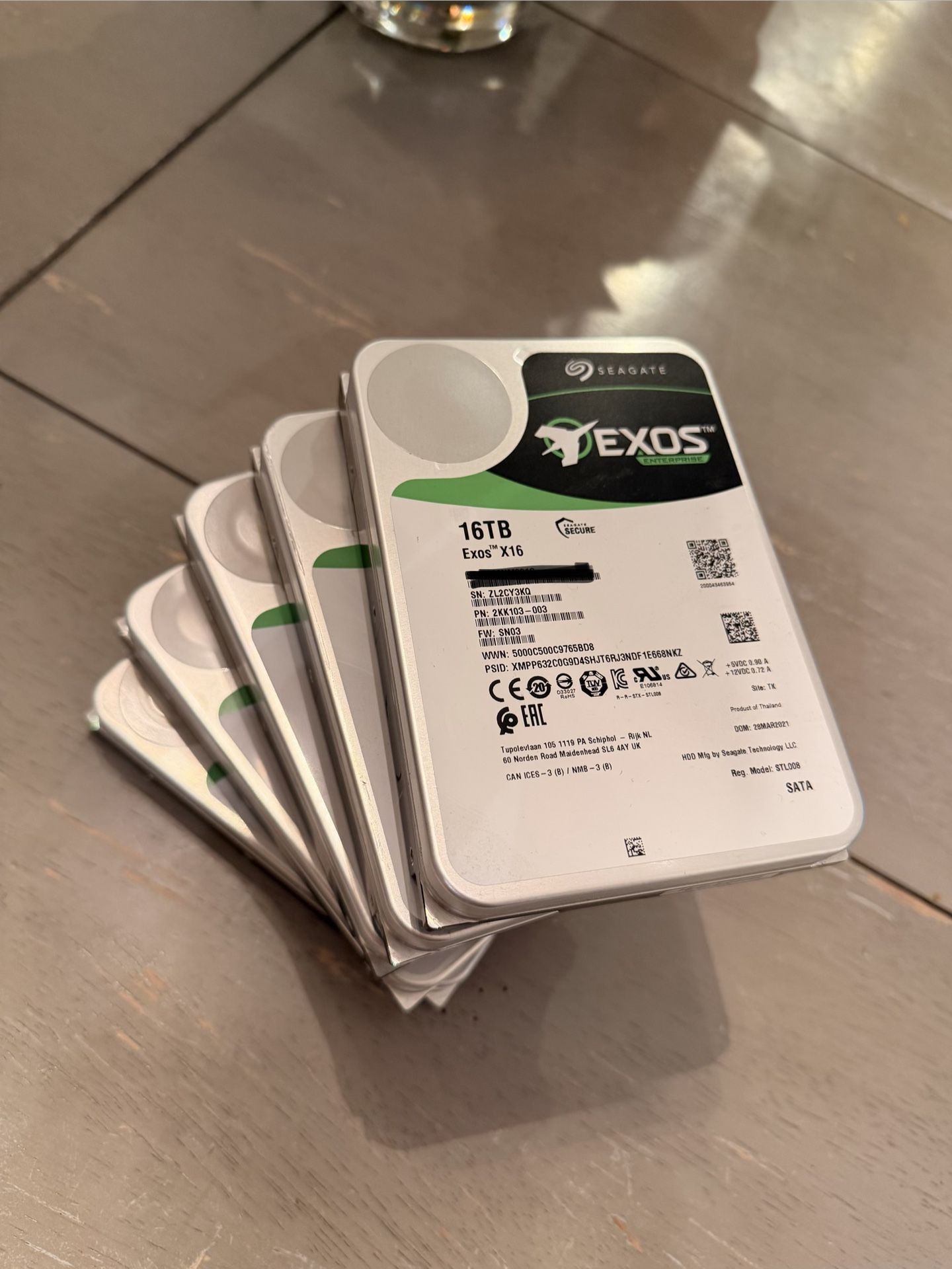 Seagate Exos x16 16TB Hard Drive HDD