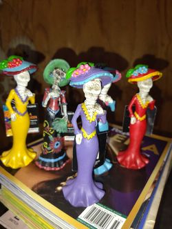 Aloha Halloween Mariachi Lady Figurine