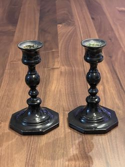 5” Brass Painted Candle Sticks
