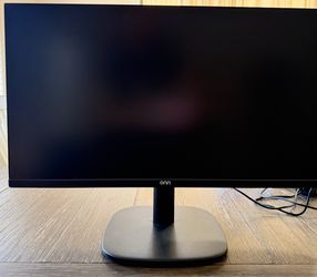 ONN Black Desktop Monitor with Stand