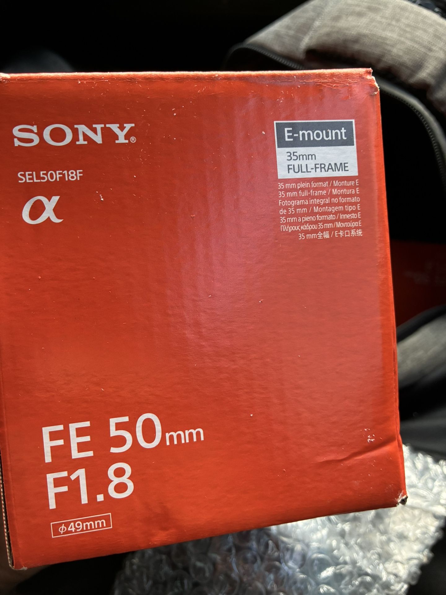Sony Camera Lens