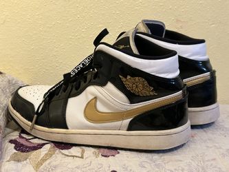 Nike Jordan Mid Se Black Gold 