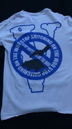 Vlone Tee Shirt Don’t Snitch On The Woo