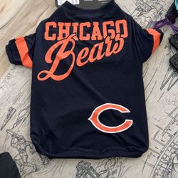 Pets First NFL Chicago Bears T-Shirt for Dogs & Cats -large