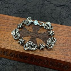 C.hrome H.earts bracelet 