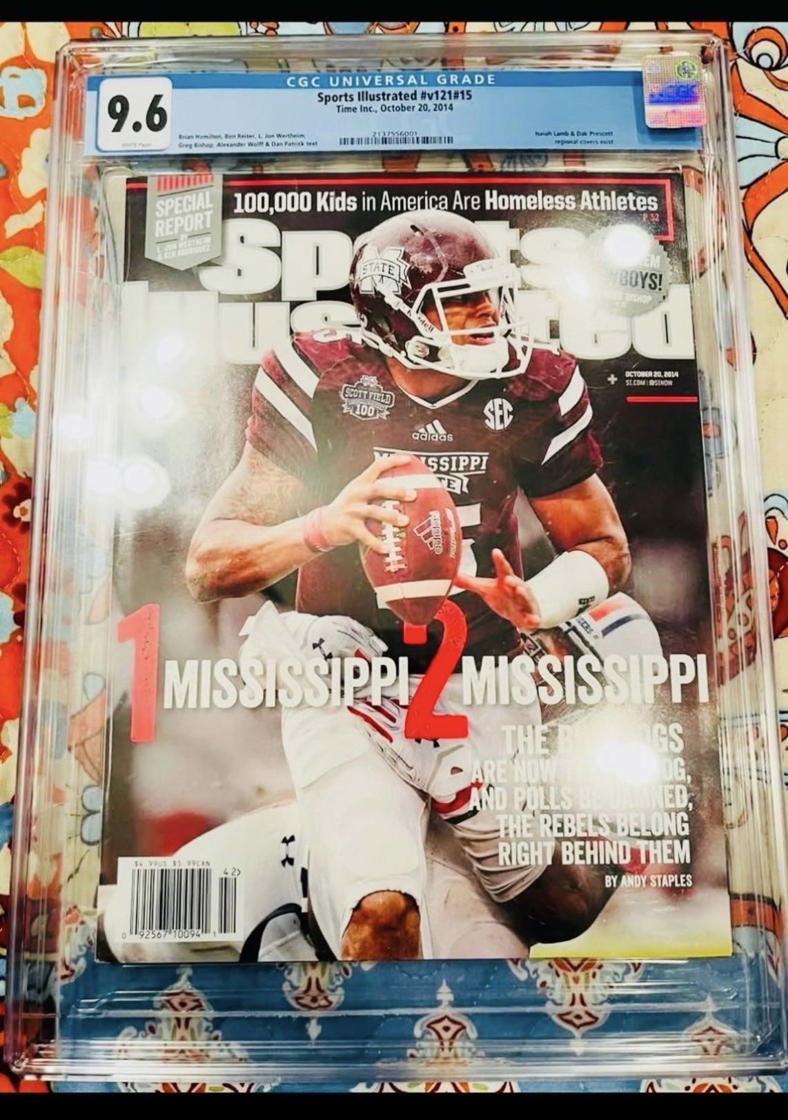 9.6 Graded Dak Prescott Sports Illustrated Magazine 