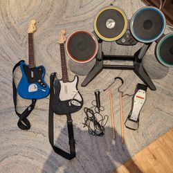 Complete Working Rock Band 4 Set for Xbox One (batteries included!)