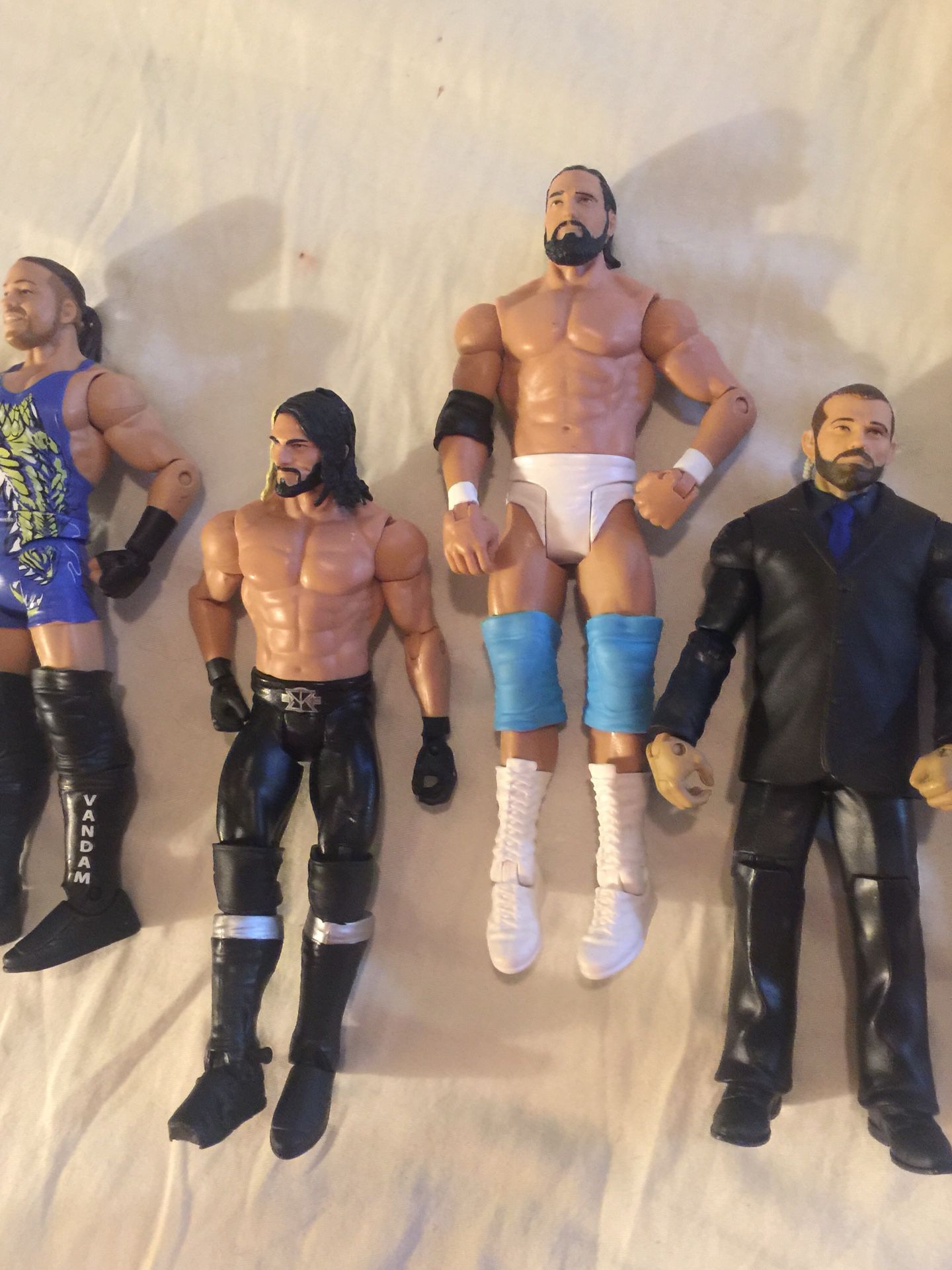 WWE Action figures dolls collectible four