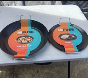 INFUSE Paella Pan 15" Carbon Steel Pan