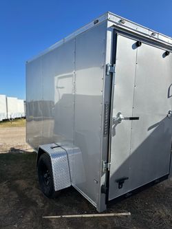 5x10 Silver Enclosed Trailer 2026