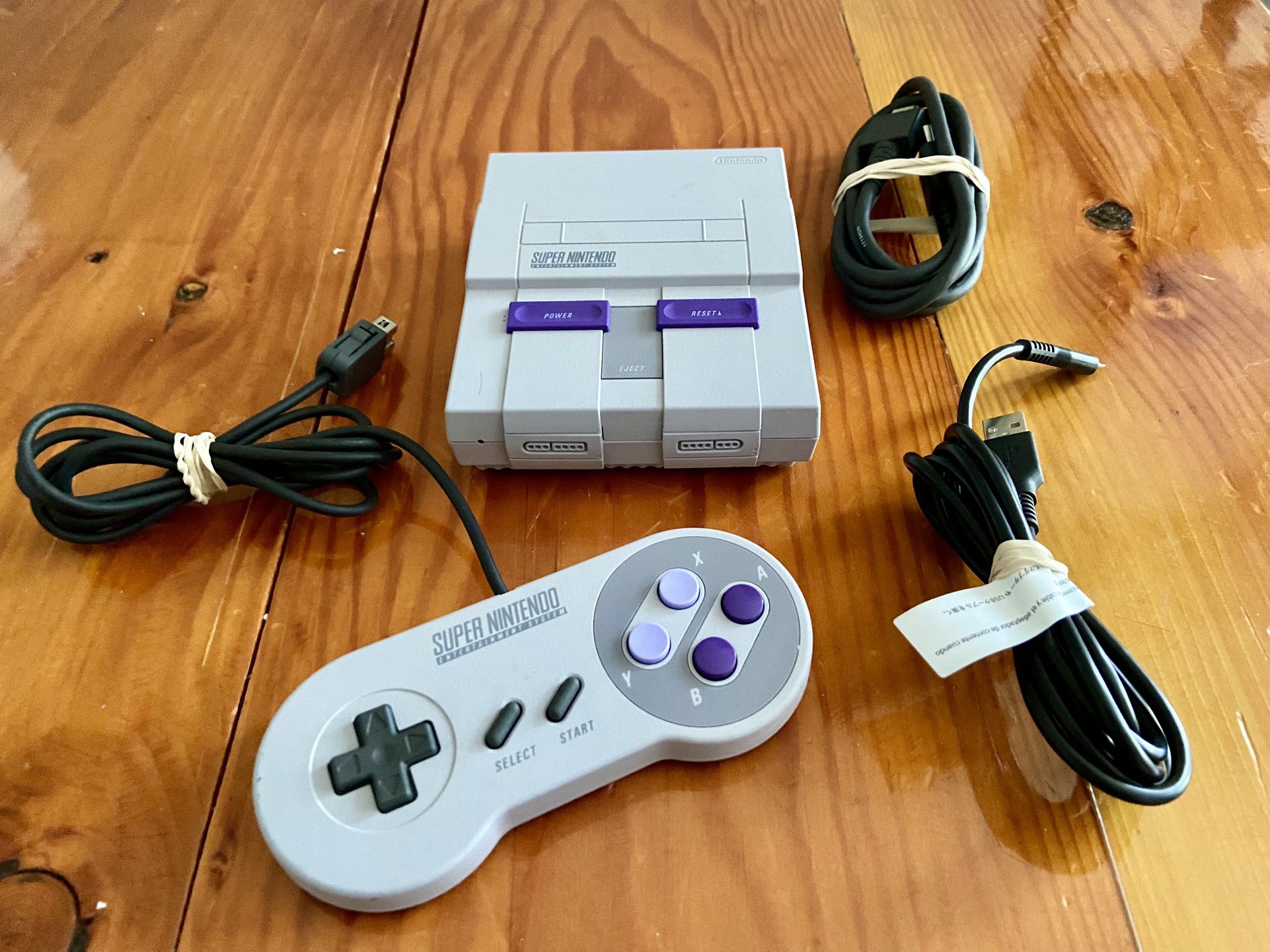 Nintendo Super NES Mini Classic Edition Control Deck Gray CLV-201 Tested