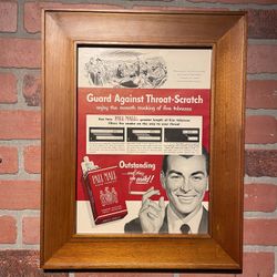 Palm Malm Cigarette Magazine Advertising 