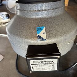 VORTEX POWERFAN 8"  Air Flow Industrial Fans  Model VTX800 Inline duct fan