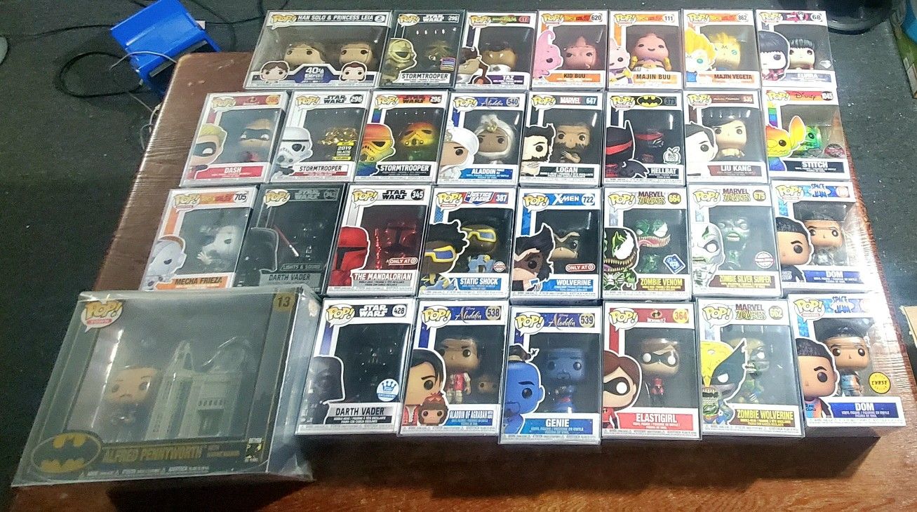Funko Pops - $600 (For 50 Pops)