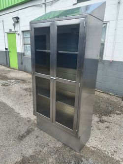 Stainless steel storage cabinet $1,250.