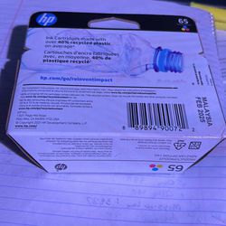 HP Tricolor 65 Ink Cartridge 