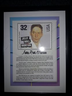 JELLY ROLL MARTIN POSTAL SERVICE STAMP PICTURE