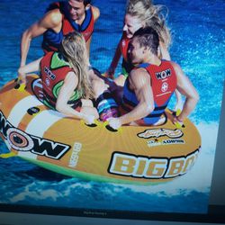 Wow World Of Watersports Big Boy 1 2 3 Or 4 Person Inflatable Racing Towable