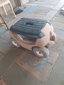 Stepping stool and garden chair