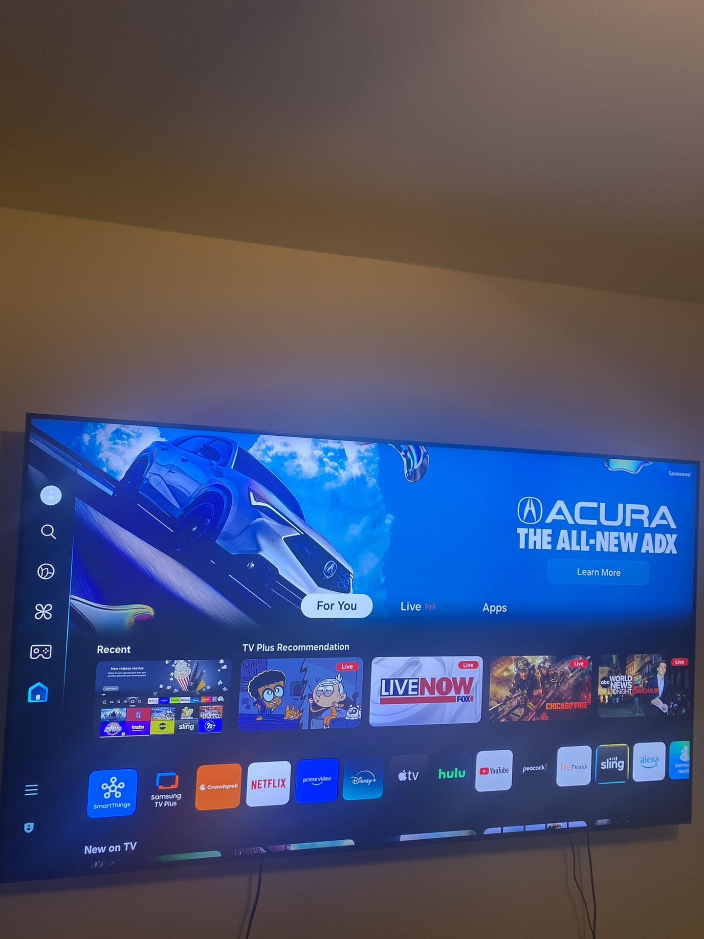 75 inch QLED Samsung TV