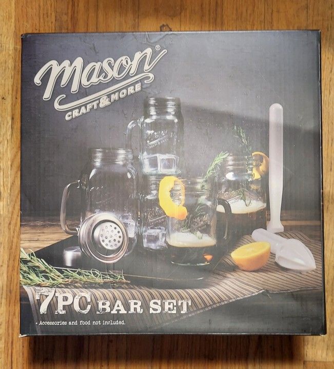 Mason Craft & More: 7 Piece Bar Set